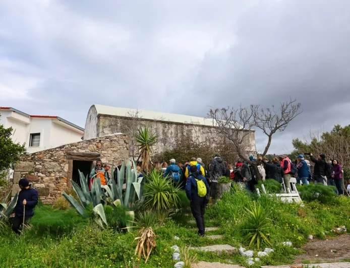 Antik  Myndos kentinde doğa ve kültür yürüyüşü ilgi gördü
