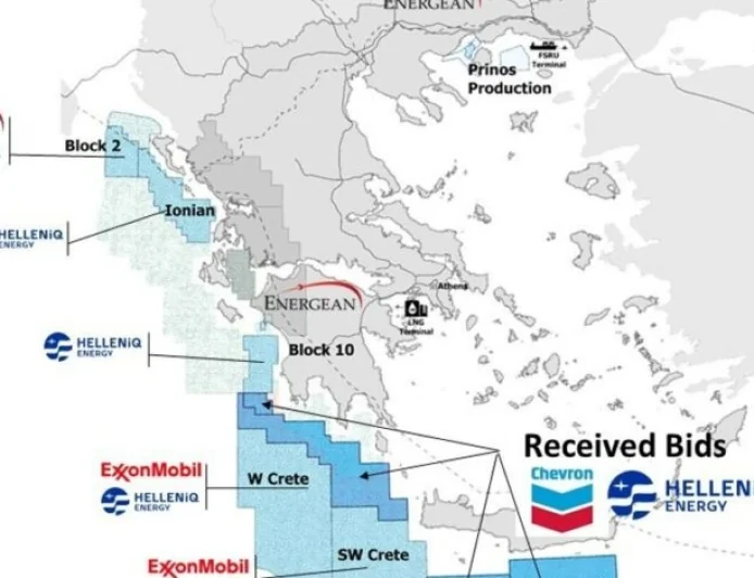 Yunanistan’dan Ege ve Akdeniz’de sinsi adım..  Chevron ve Helleniq Energy Arasında İmzalar Bugün Atılıyor