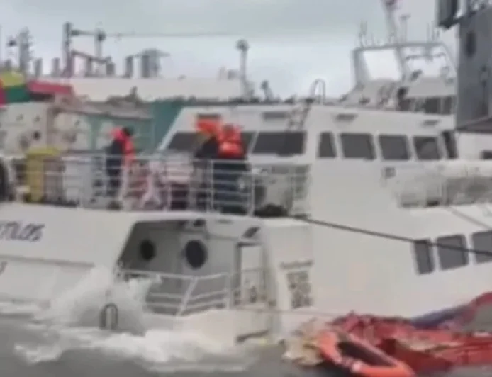 Bodrum’da yolcu taşıyan feribot battı 6 personel son anda kurtarıldı