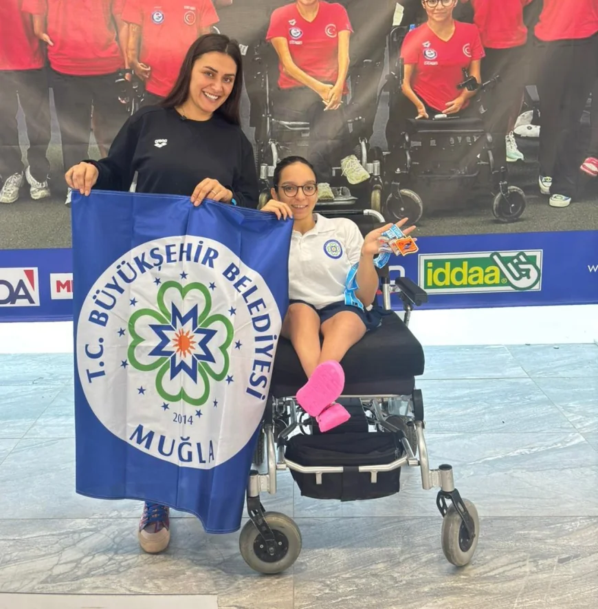 Muğlalı yüzücü  Eylül Ülkü Yiğit Milli Takım Yolunda