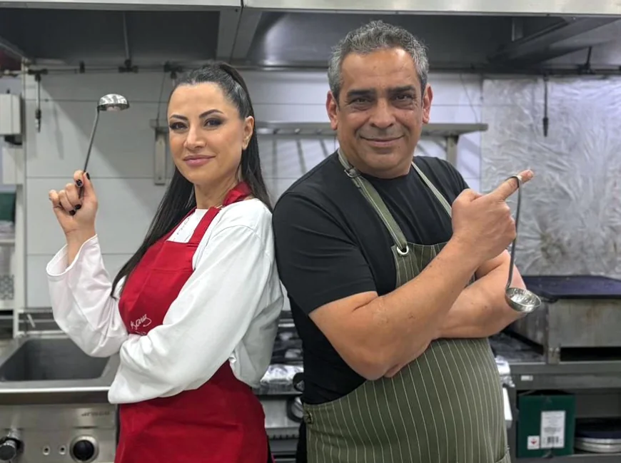 Müzisyenler Pınar Seli ve Ege İyilik için hem mutfakta hem sahnede