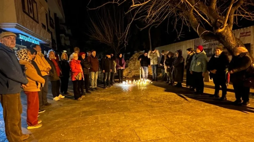 Saat 04.17’de Datça’da yaşam durdu, herkes heykel oldu, dondu