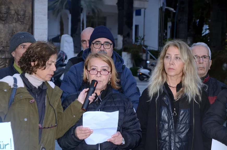 Bodrum Emek ve Demokrasi Güçleri deprem çığlığı “Bu bizim sessiz çığlığımız”