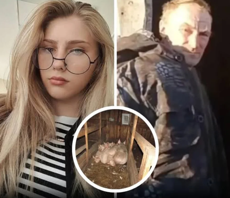 Rusya bu vahşeti konuşuyor, genç kıza AHIRDA tecavüz etti, öldürüp domuzlara yedirdi