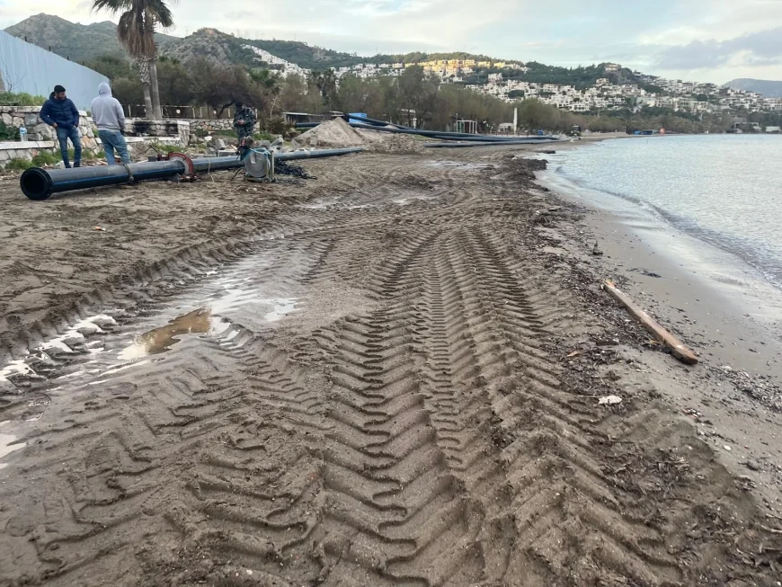 Mavi Bayraklı Camel Beach Koyunda Skandal İddia: Denize Atık Su Hattı mı Döşeniyor?