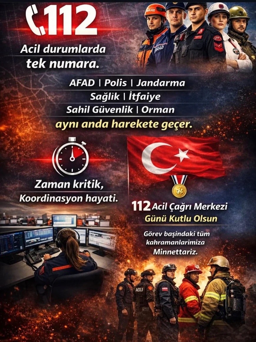 112 ACİL ÇAĞRI MERKEZİ’NİN ÖNEMİNE DİKKAT ÇEKİLDİ
