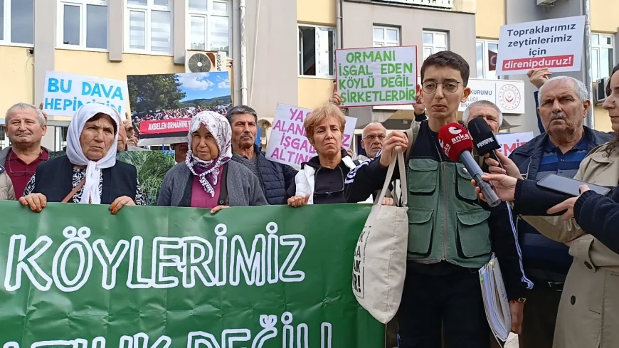 Milas İkizköy avukatlarından İpek Sarıca Kamulaştırma ile ilgili akşam saatlerinde basın açıklaması yaptı.