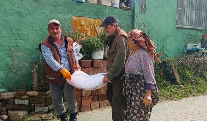 Durdu Duran sezonun ilk gelen leyleğini gördü 1 çuval unu kaptı