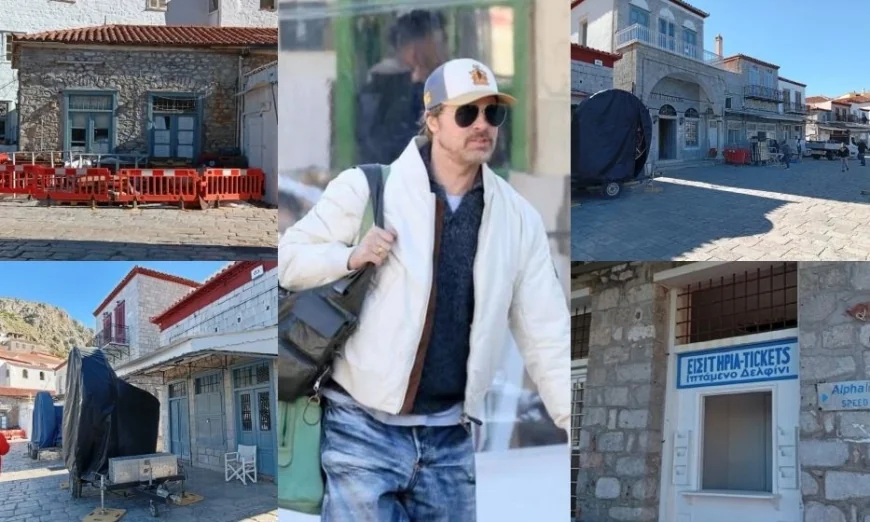 Ege’nin ortasındaki turistik balıkçı Suluca adasında  Brad Pitt heyecanı Ada Holywood’a dönüştürüldü. Yaşayanlar 200 Euro’ya figüran oldu