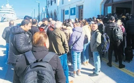 Türkiye Yunanistan gümrüklerinde  yeni uygulama felç etti ... Yunanistan gümrüğünde Biyometrik faciası yaşanıyor, saatlerce kuyruktalar