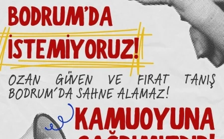    Bodrum Kadın Dayanışla Derneği’nden iki ünlü oyuncuya protesto “ŞİDDET FAİLLERİNİ BODRUM’DA İSTEMİYORUZ!OZAN GÜVEN VE FIRAT TANIŞ BODRUM’DA SAHNE ALAMAZ!”   