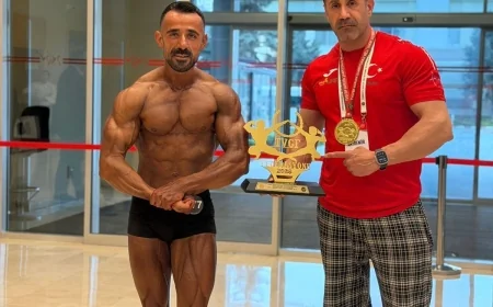 BODRUMLU VÜCUT GELİŞTİRMECİ  MİLLİ TAKIMDA