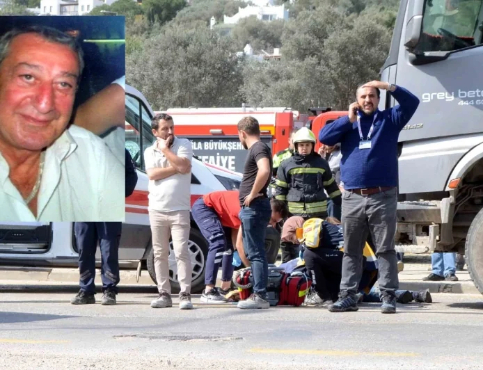 Torba'da ünlü turizmci Murat Murathanoğlu'na yaya geçidinde beton mikseri çarptı yaşamını yitirdi