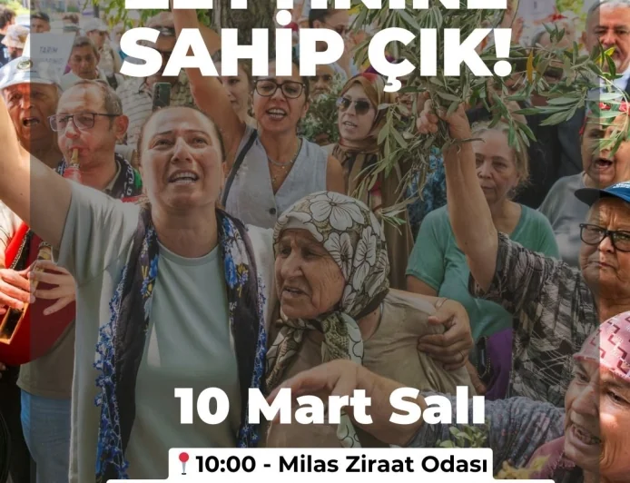 Milas ikizköylüler : Milas'ın zeytini sahipsiz değildir dediler, o yemeğe tepki gösterdiler