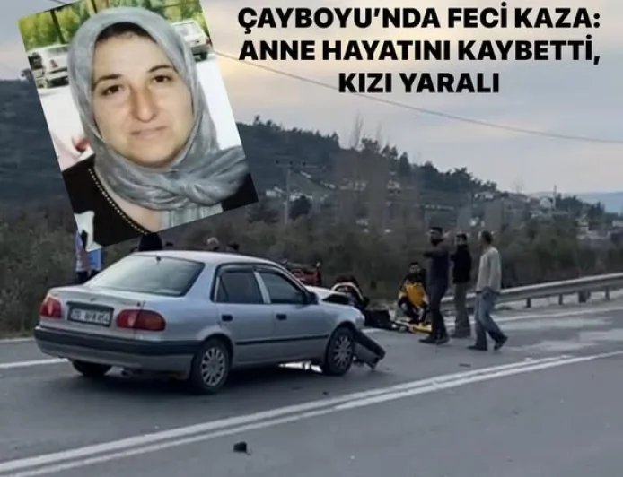Otomobilin çarptığı elektrikli motosiklette anne öldü kızı yaralı
