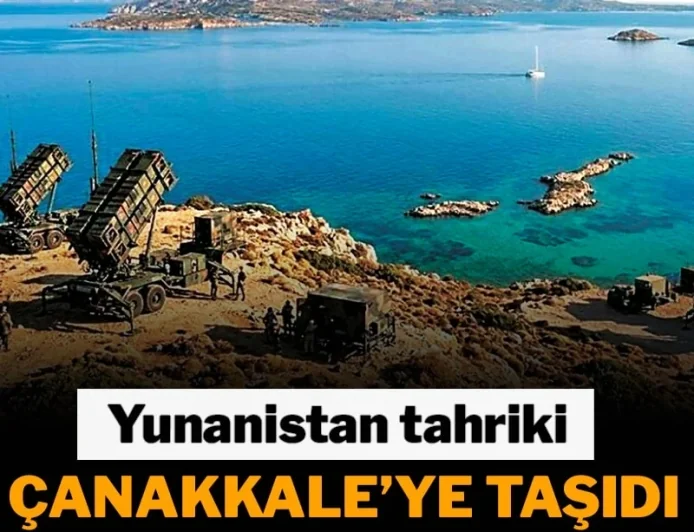 Yunanistan patriot aşkını arttırdı, Çanakkale’nin karşısındaki adaya patriot bataryaları yerleştirecek