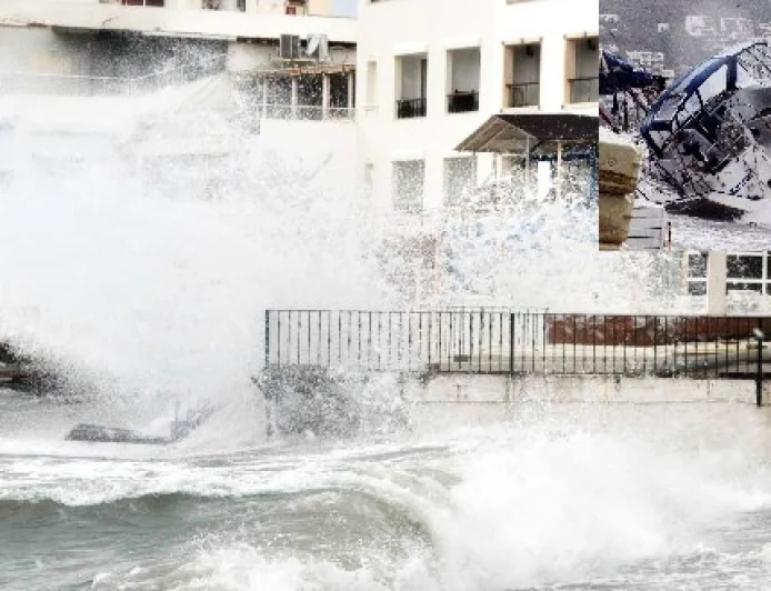 Bodrum-Kaş Arasında  Fırtına Uyarısı