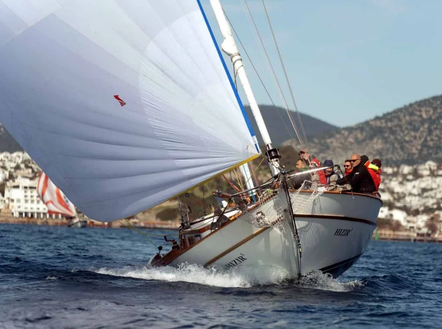 Bodrum’un tırhandilleri en uzun parkurda kapıştı