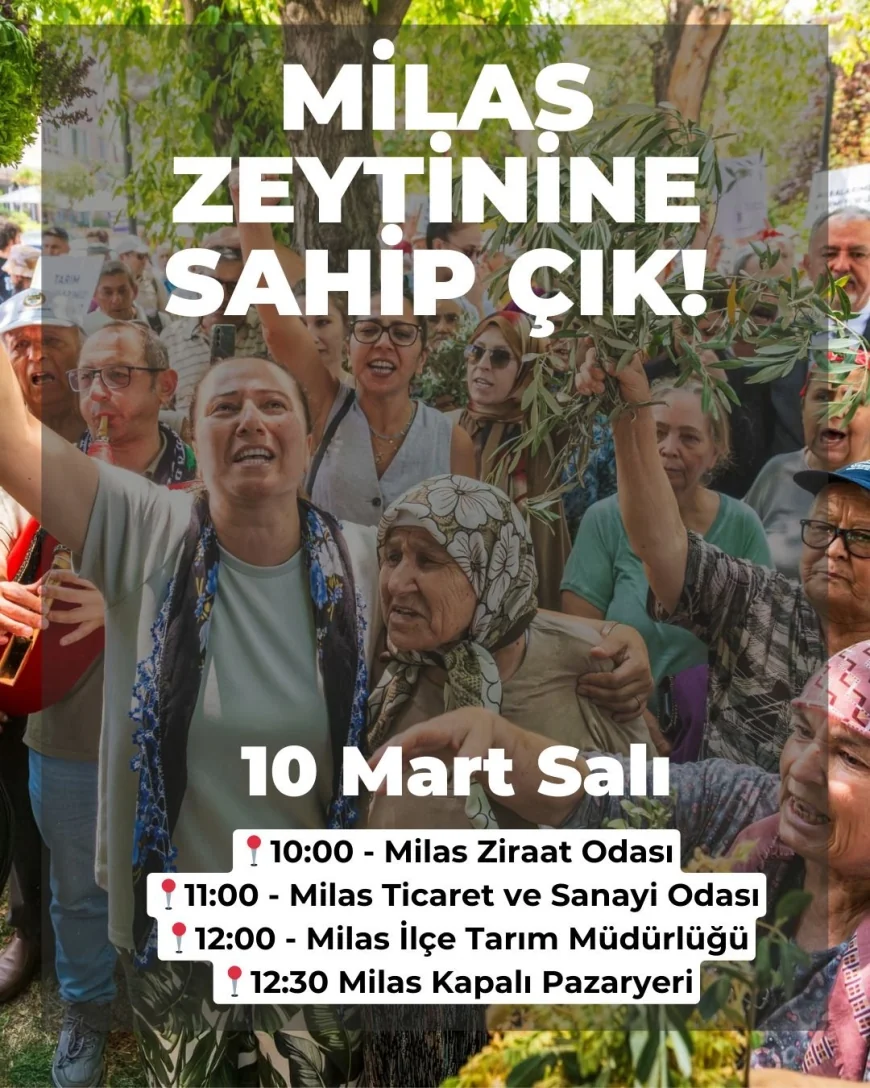 Milas ikizköylüler : Milas'ın zeytini sahipsiz değildir dediler, o yemeğe tepki gösterdiler