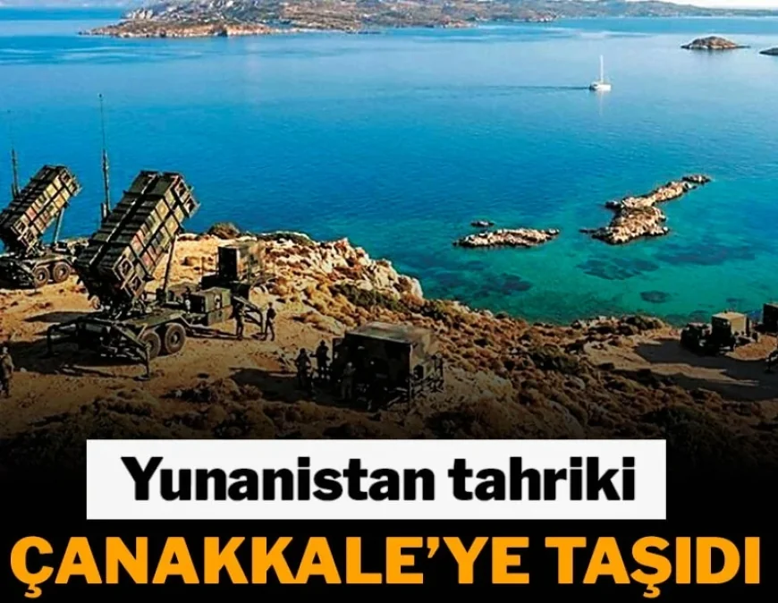 Yunanistan patriot aşkını arttırdı, Çanakkale’nin karşısındaki adaya patriot bataryaları yerleştirecek