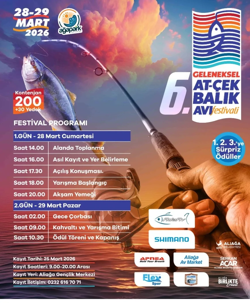 6. Geleneksel At-Çek Balık Avı Festivali Başlıyor