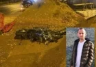 Yol kenarındaki toprak yığınına çarpan motosiklet sürücüsü yaşamını yitirdi