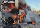TUR OTOBÜSÜ ALEV ALEV YANDI