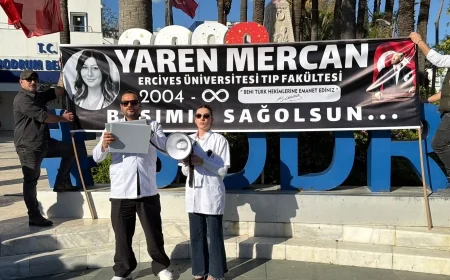 Kayseride alkollü sürücünün kurbanı olan Yaren’in ailesi Bodrum’da adalet istedi