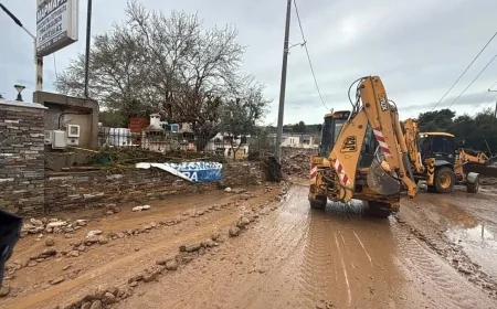 Erminio fırtınası Yunanistan’ı vurdu: 1 kişi sel sularına kapılıp öldü
