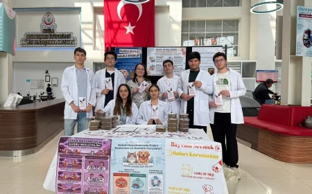 Hastaneye gelenlere sokak hayvanlarını koruma etkinliği düzenlendi.