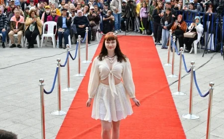 Yeşilüzümlü’de Dastar Rüzgarı: Geleneksel Dokuma Defileyle Tanıtıldı