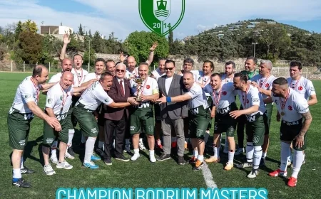 2. Masterler Ligi  Futbol Turnuvası Sonuçlandı, Bodrum Master takımı şampiyon