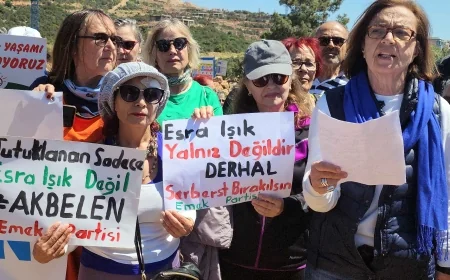 15 GÜNDÜR TUTUKLU...BODRUMLULARDAN ESRA IŞIK’A DESTEK