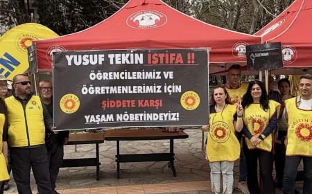 EĞİTİM SEN MUĞLA ŞUBESİ’NDEN “ ŞİDDETE KARŞI YAŞAM NÖBETİ”