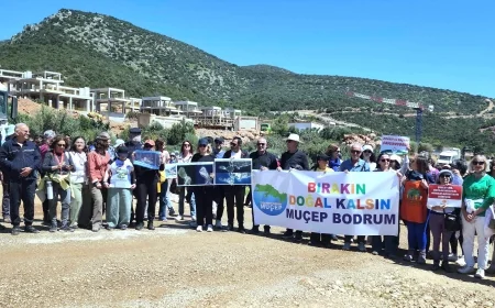 Bodrumlular eylem yaptı isyan etti, bakanlık yeni imar planı yaptı