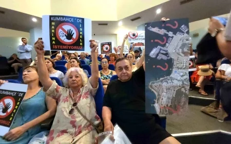 Bodrum'un iki halk plajında liman projesine sert tepki