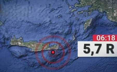 Akdeniz'deki adada korkutan deprem