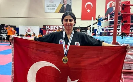 Bodrumlu Sahra Çiftçi Kempo'da dünya şampiyonu oldu