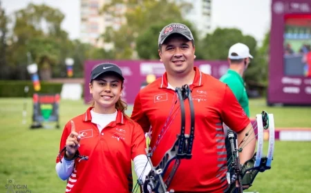 Muğlalı Okçular Hazal ve Emircan’dan Altın Madalya