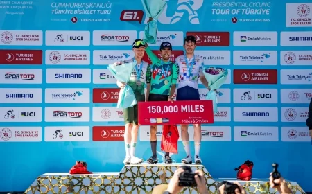 61.CUMHURBAŞKANLIĞI TÜRKİYE BİSİKLET TURU'NDA 3. ETAP TAMAMLANDI