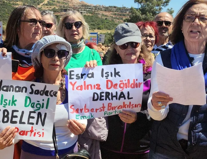 15 GÜNDÜR TUTUKLU...BODRUMLULARDAN ESRA IŞIK’A DESTEK