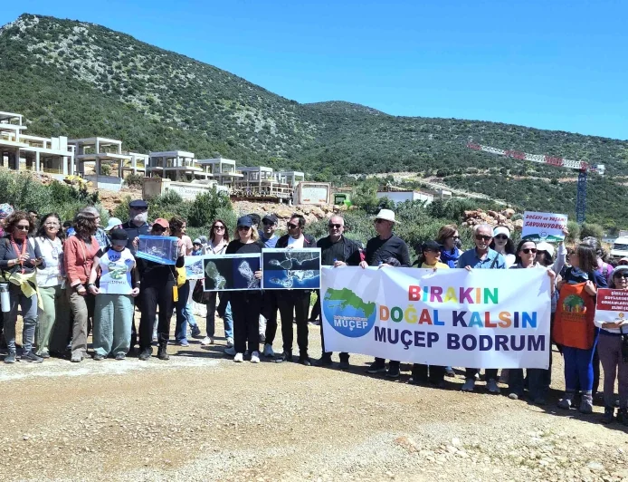 Bodrumlular eylem yaptı isyan etti, bakanlık yeni imar planı yaptı