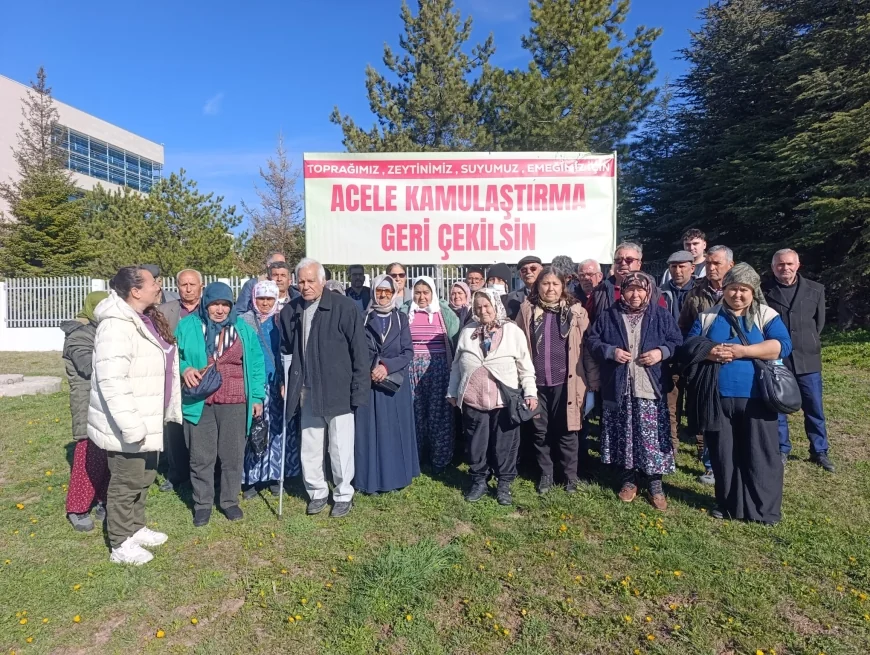 İkizköylüler Anayasa mahkemesinin önünden seslendi "ACELE KAMULAŞTIRMAYI DURDURUN