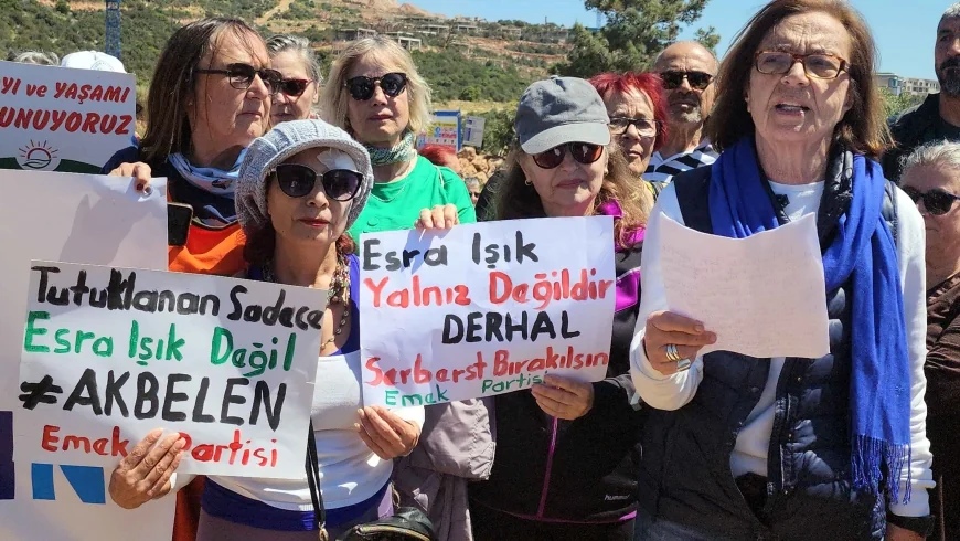 15 GÜNDÜR TUTUKLU...BODRUMLULARDAN ESRA IŞIK’A DESTEK