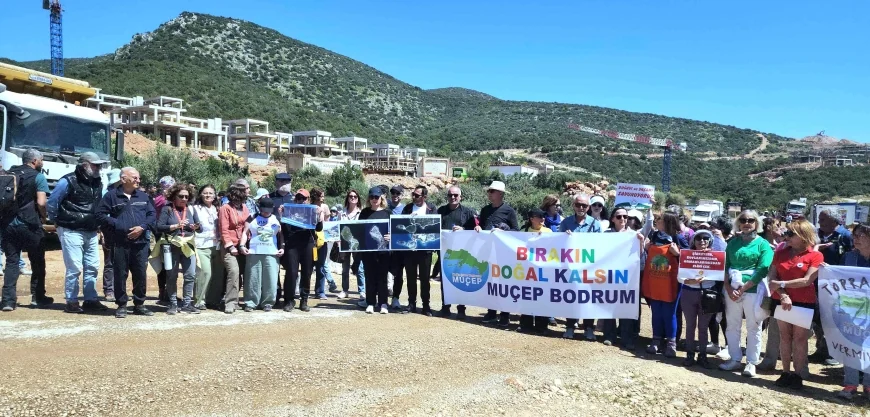 Bodrumlular eylem yaptı isyan etti, bakanlık yeni imar planı yaptı