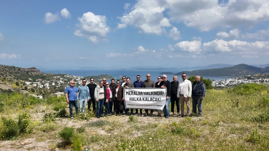 CHP Bodrum'dan Mera Alanlarımız Tehlike’de açıklaması