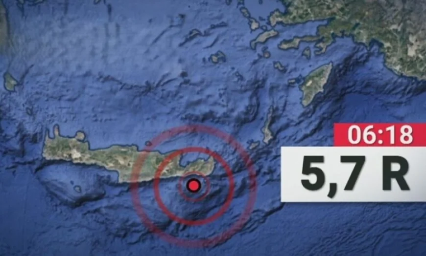 Akdeniz'deki adada korkutan deprem