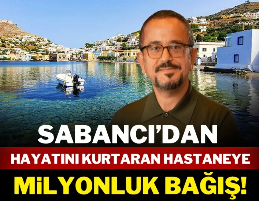 Bodrum'a komşu Yunan adası...Sabancı’nın bağışı komşu adanın hastanesini ihya etti, doktorlar teşekkür etti