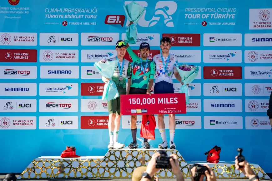 61.CUMHURBAŞKANLIĞI TÜRKİYE BİSİKLET TURU'NDA 3. ETAP TAMAMLANDI