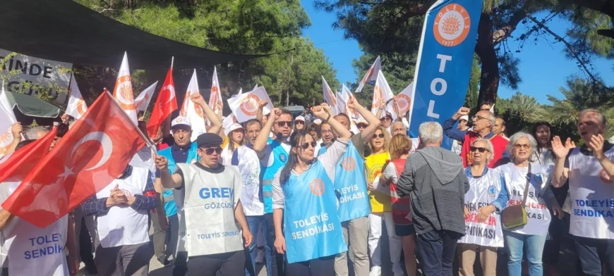 Hamipag Resort Sea Garden Otel’inde 6.gün grevinde işçilere destek yağdı